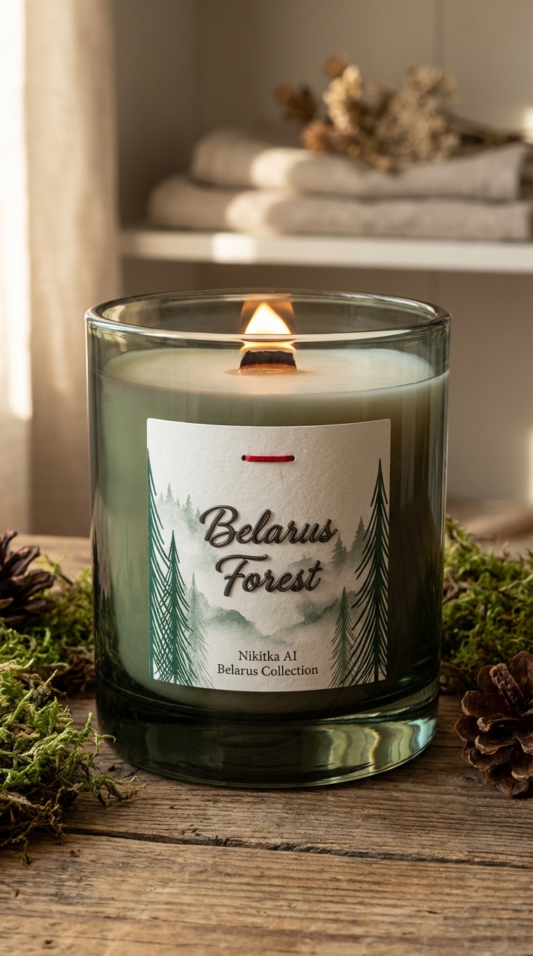 Belarus Forest Candle