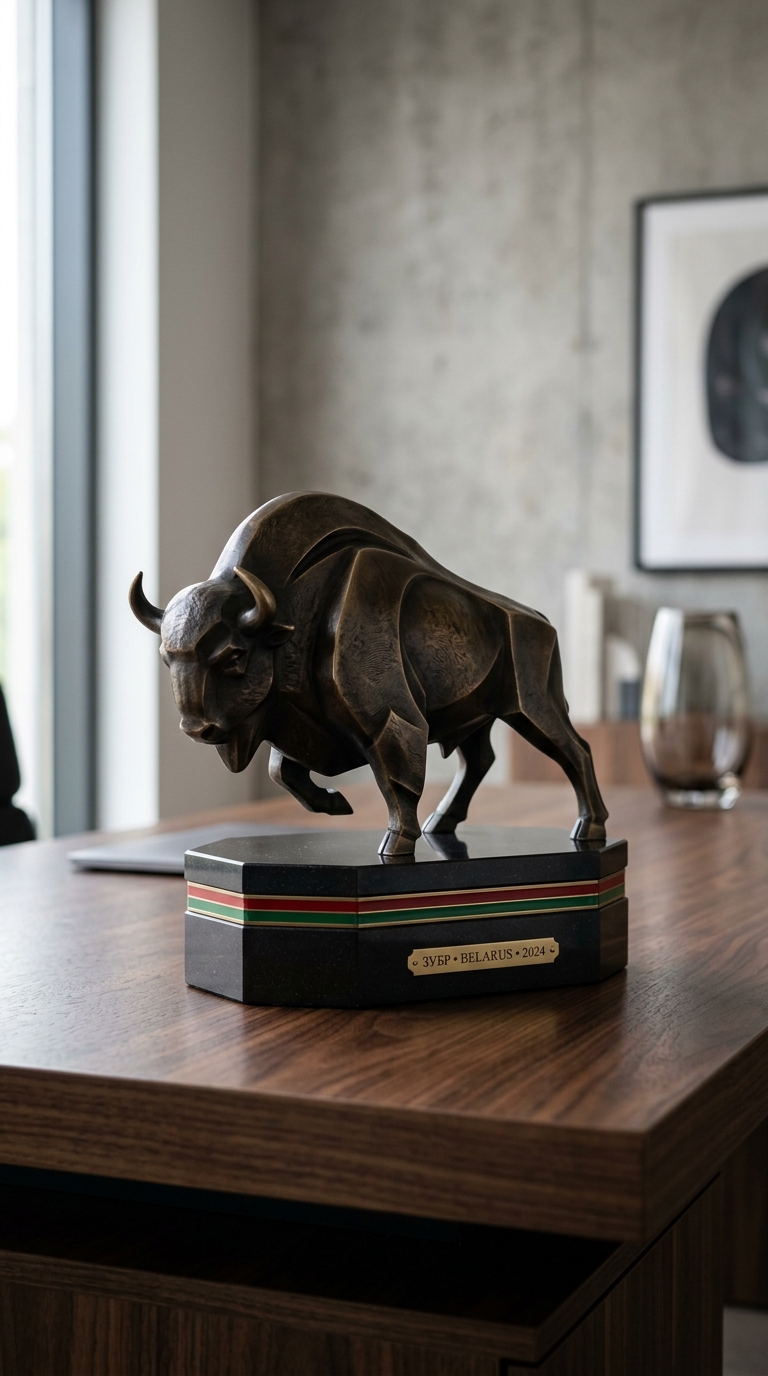 Zubr Form Desk Sculpture